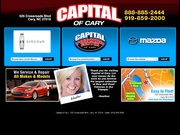 Capital Lincoln of Cary Website
