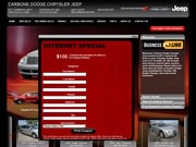 Carbone Chrysler Dodge & Jeep Website