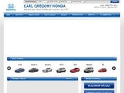 Carl Gregory Honda Website