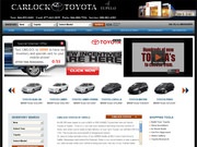 Carlock Toyota of Tupelo Website