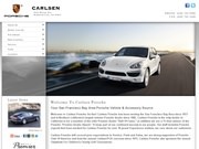 Carlsen Porsche Website