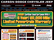 Carson Dodge Chrysler Website