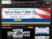Carter County Dodge Chrysler Website