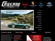 Cascade Audi Website