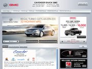 Cavender Buick Website