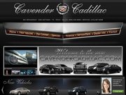 Cavender Cadillac Website