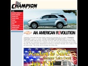 Champion Chevrolet Geo Website