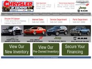 Chrysler of Culpeper Website