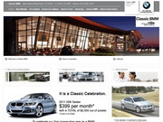 BMW Classic Motor Cars Website