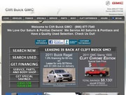 Clift Buick-GMC Website