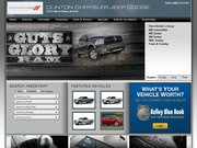 Clinton Chrysler Dodge Jeep Website