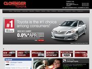 Cloninger Toyota Website