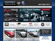 Coast Cadillac Website