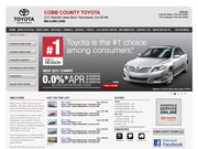 Cobb County Toyota Website