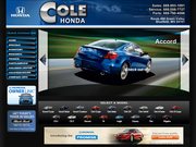 Cole Honda Nissan Website