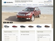 Coleman Subaru Website