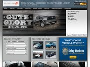Colonial Dodge Jeep Dealer Website