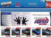 Colonial Mitsubishi Website