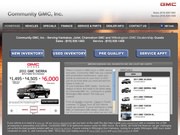 Community Pontiac GMC Website