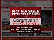Community Toyota Website