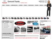 Concord Toyota Website