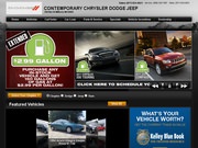 Contemporary Chrysler Dodge Website