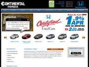 Honda Continental Website