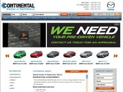 Continental Mazda of Naperville Website