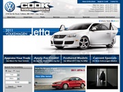 Cook Volkswagen Website
