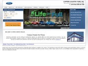 Copper County Ford Lincoln Website