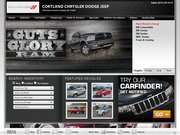 Cortland Chrysler Dodge Jeep Website