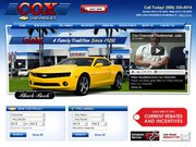 Cox Chevrolet Website