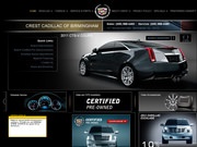 Crest Cadillac Website