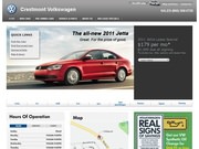 Crestmont Volkswagen Website