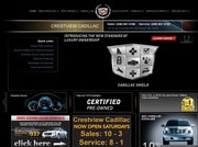 Crestvie Cadillac Website