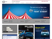 Crosby Nissan Sales Website