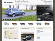 Cross Creek Lincoln Ford Subaru Website