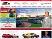 Crown Toyota Dealership Website