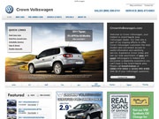 Crown Volkswagen Website