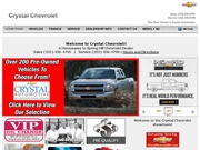 Crystal Chevrolet Website