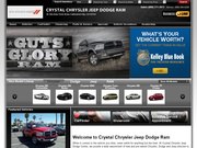 Crystal Chrysler Center Website