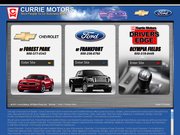 Currie Motors Chevrolet Website