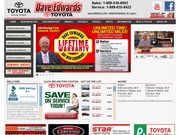 Dave Edwards Toyota Website