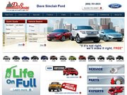 Dave Sinclair Ford Website