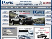 Davis Pontiac GMC Website