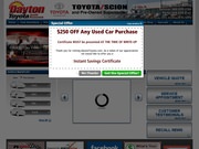 Dayton Toyota Website