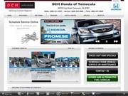 DCH Honda of Temecula Website