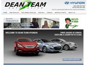 Dean Team Hyundai Website