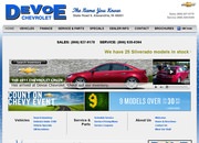 Fred De Voe Chevrolet Website