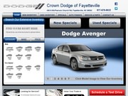Crown Dodge of Fayetteville Website